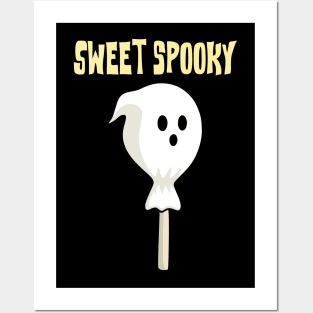 Sweet spooky halloween candy ghost Posters and Art